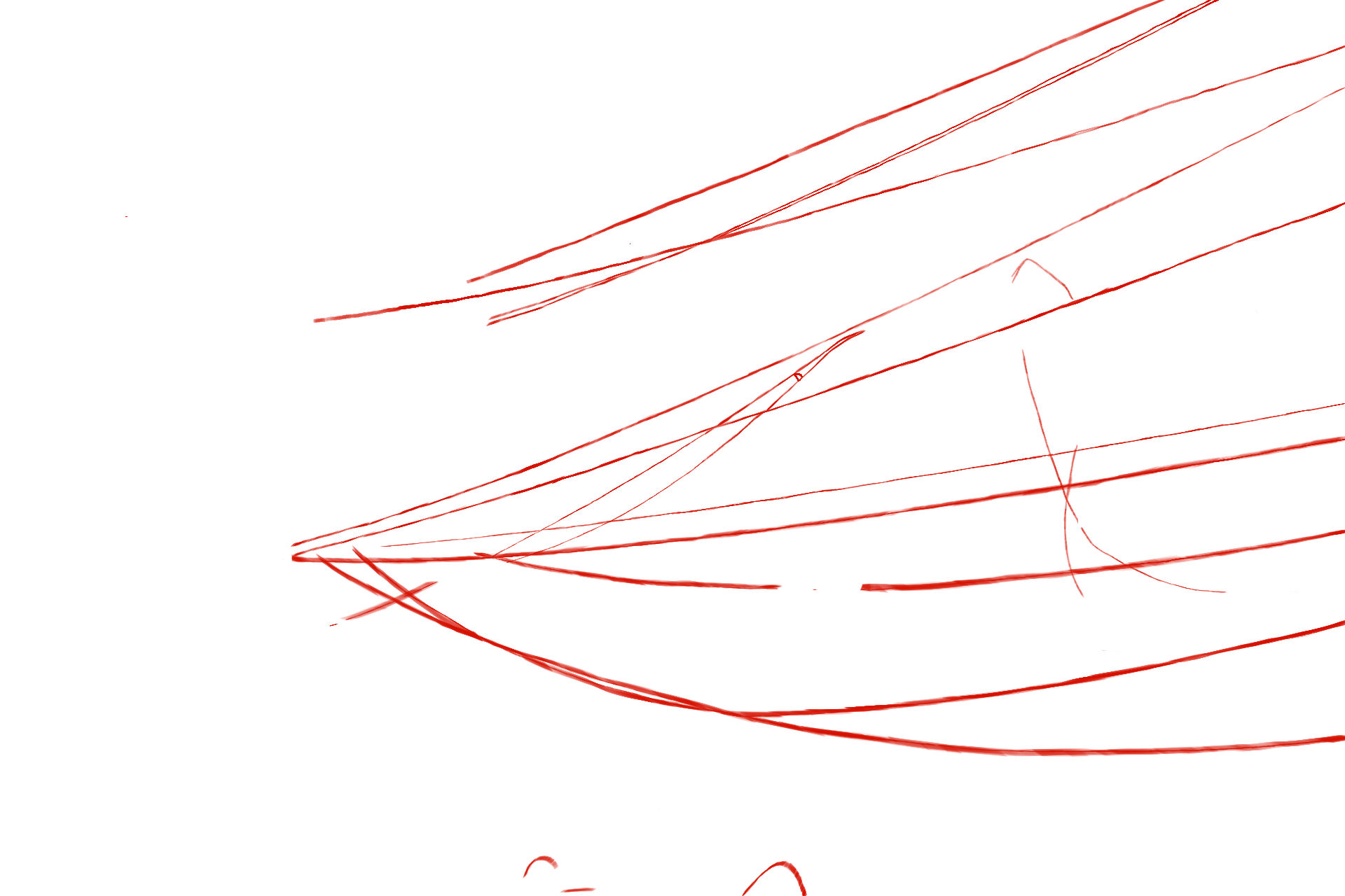 This interactive image element consists of two images layered atop one another. A slider below makes it possible to change the transparency of the image on top. The image below is a photo of the Central Telegraph Office in Bangalore, India. This old building has three round archways on the lowest floor, and rectangular windows above, some of which are broken. Another window in a side-wing of the building has a semi-circular shape. The building is nested in between other old and new buildings, and is surrounded by trees and smaller plants such as a banana right in front. When moving the slider, the image above becomes less transparent and more visible: This image is a drawing of all the internet cables that span across the old building and that are visible on the photo in red.